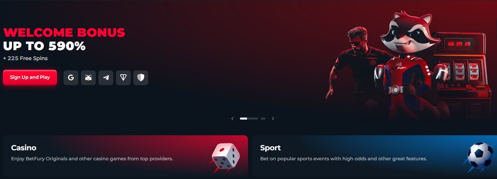 BetFury casino HP LI.