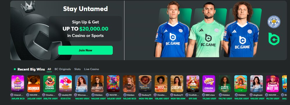 BC game casino HP li